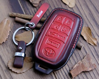 Customized Leather Key Fob For Toyota Sienna, Personalized Tags For Sienna LE XLE XSe..., Toyota Accessories, Gift For Him, Birthday Gift