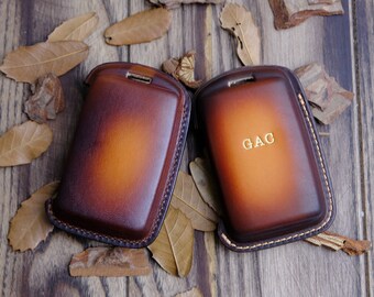 2024 Mazda CX90 Leather Key Fob Cover, Personalized Key Case, Key