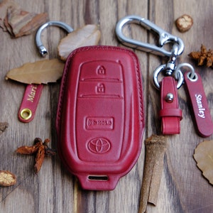 2022 2023 Toyota Corolla Cross Key Case, Toyota Land Cruiser Corolla Cross Key Chains Keyless Keyring Remotes Key Fob, Toyota Accsessories
