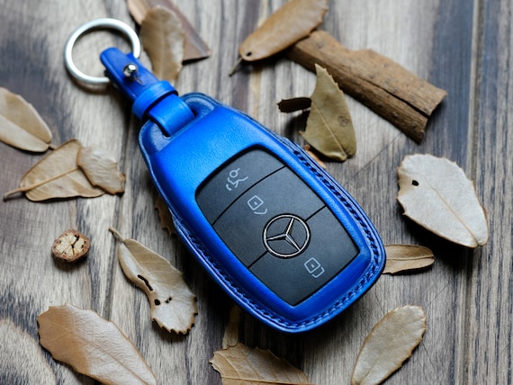 Key Fob Cover for Mercedesss S E C Class 63 GLC Amg W203 W210 W211 W124 W202 W204 W205 W212 W221 W222 W176 Benz Smart Remote Holder