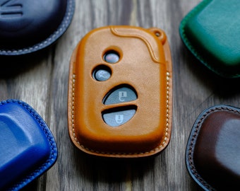Leather Key Case For Lexus CT200h LS LX570 RX350 RX450h ... Lexus Keychain Keyless Keyring Remotes, Gift for Him, Father&#39;s Day Gift