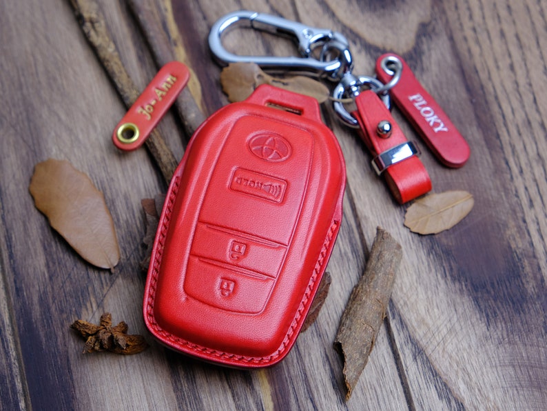 Toyota GR Corolla 2023 Leather Key Fob Cover, Toyota GR Key Chains ...