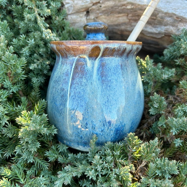 Ceramic Honey Jar Etsy