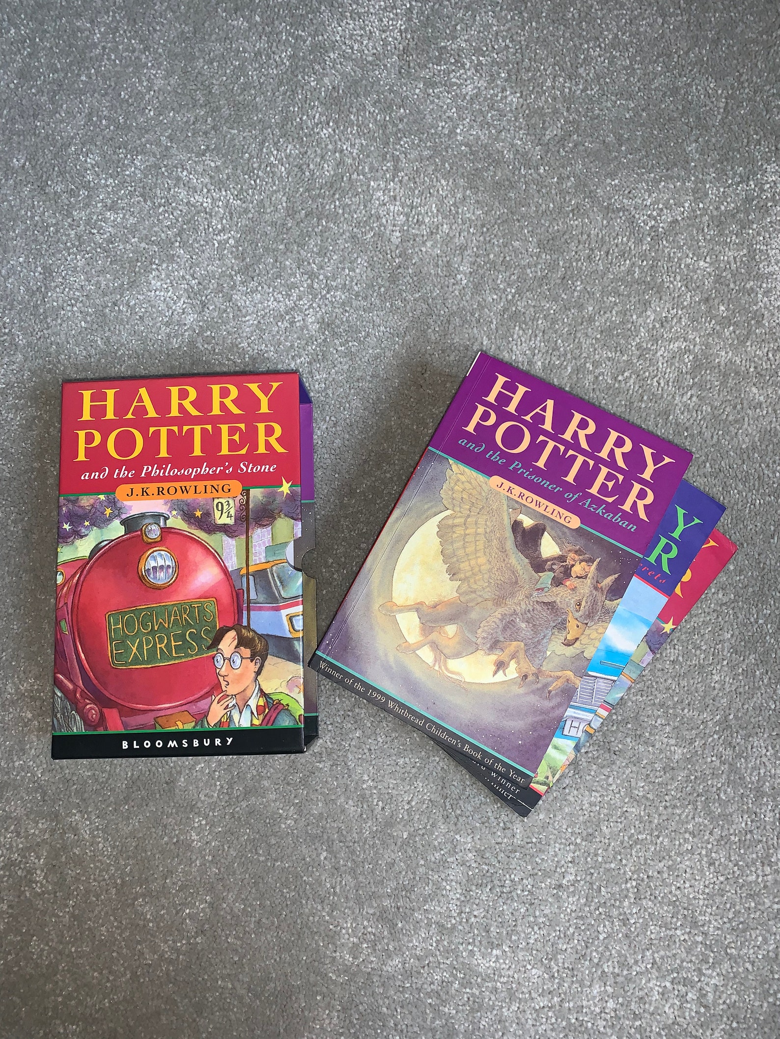 Harry Potter Book Box Set Foredge Painting Hogwarts Express Etsy