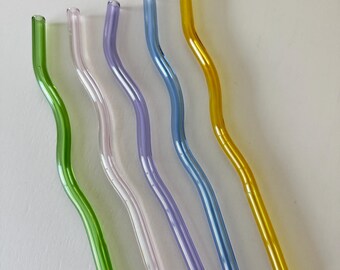 Glasstrohhalme | Retro Glasstrohhalme | Bierdose Glasstrohhalme | Boho Groovy Glasstrohhalme | Iced Coffee Glasstrohhalme | Pastell Glasstrohhalme