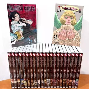 Jujutsu Kaisen Manga Set Volume 0-24 English Version Comic Book by Gege Akutami EXPRESS