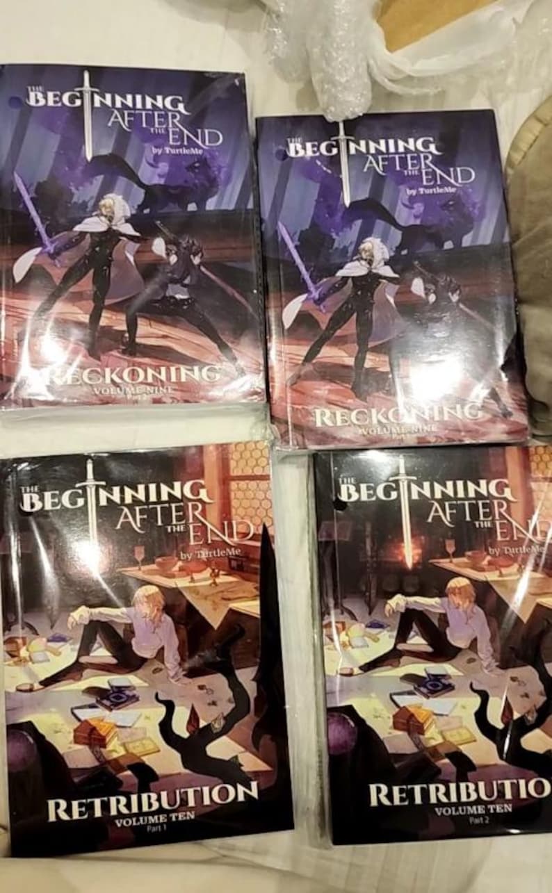 The Beginning After the End Light Novel Full Set Vol. 1-11 English