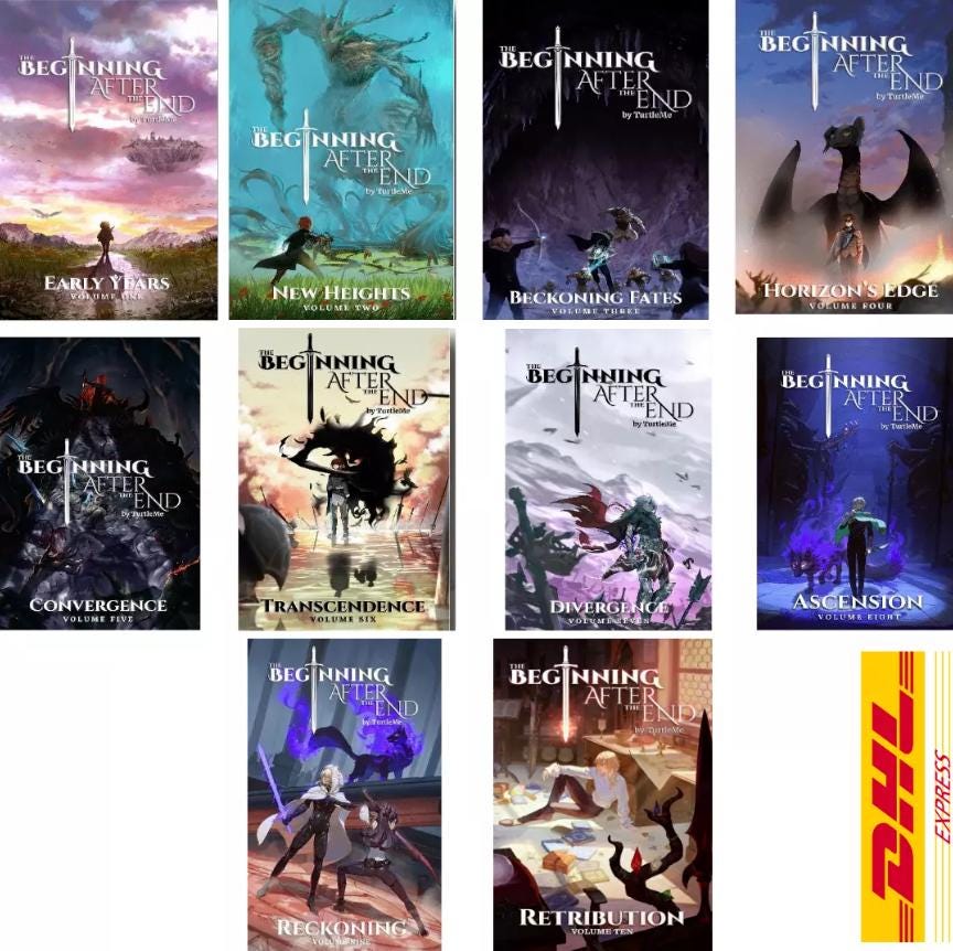 The Beginning After The End Light Novel Full Set Vol. 1-11 English Version EXPRESS