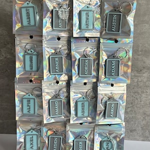 Llavero con nombre personalizado (impreso en 3D)