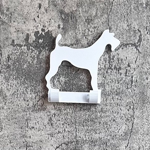 Irish Terrier Dog Lead Hook STL FILE