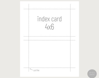 Printable 4x6 Index Card. Printable Note Cards. Printable Index Cards. Blank  Index Cards. Index Card PDF. Index Card Template. -  Norway