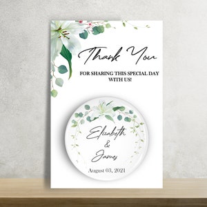 Personalized Wedding Favors | Lily Theme | Wedding Party Favors for Guests in bulk | Wedding Bulk Favors | Wedding Gift For Guest