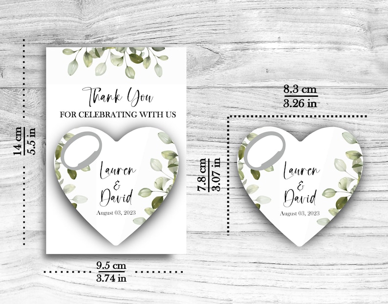 Bottle opener Wedding favors for guests in bulk, heart shape Wedding Magnet, Save the date magnets, personalised wedding favours zdjęcie 9