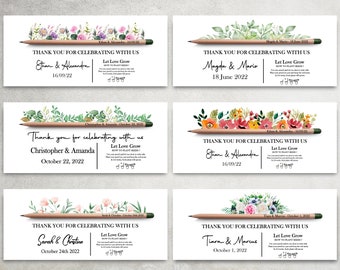 Favors for Guest | Favors for wedding | Wedding Party Favors for Guests in bulk | Wedding Bulk Favors | seedling Pencil | Wedding Gift