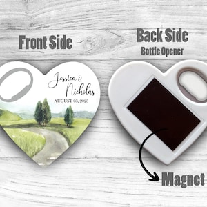 Magnet Opener Favors / Wedding Party Favors for Guests in bulk / Wedding Bulk Favors / Wedding Gift For Guest / Thank You Favor zdjęcie 9