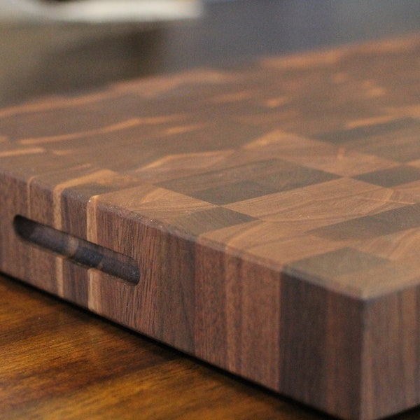 Butcher Block Cutting Board | Professional Chef Cutting Board | End Grain Cutting Board | Tagliere di Legno Cubi