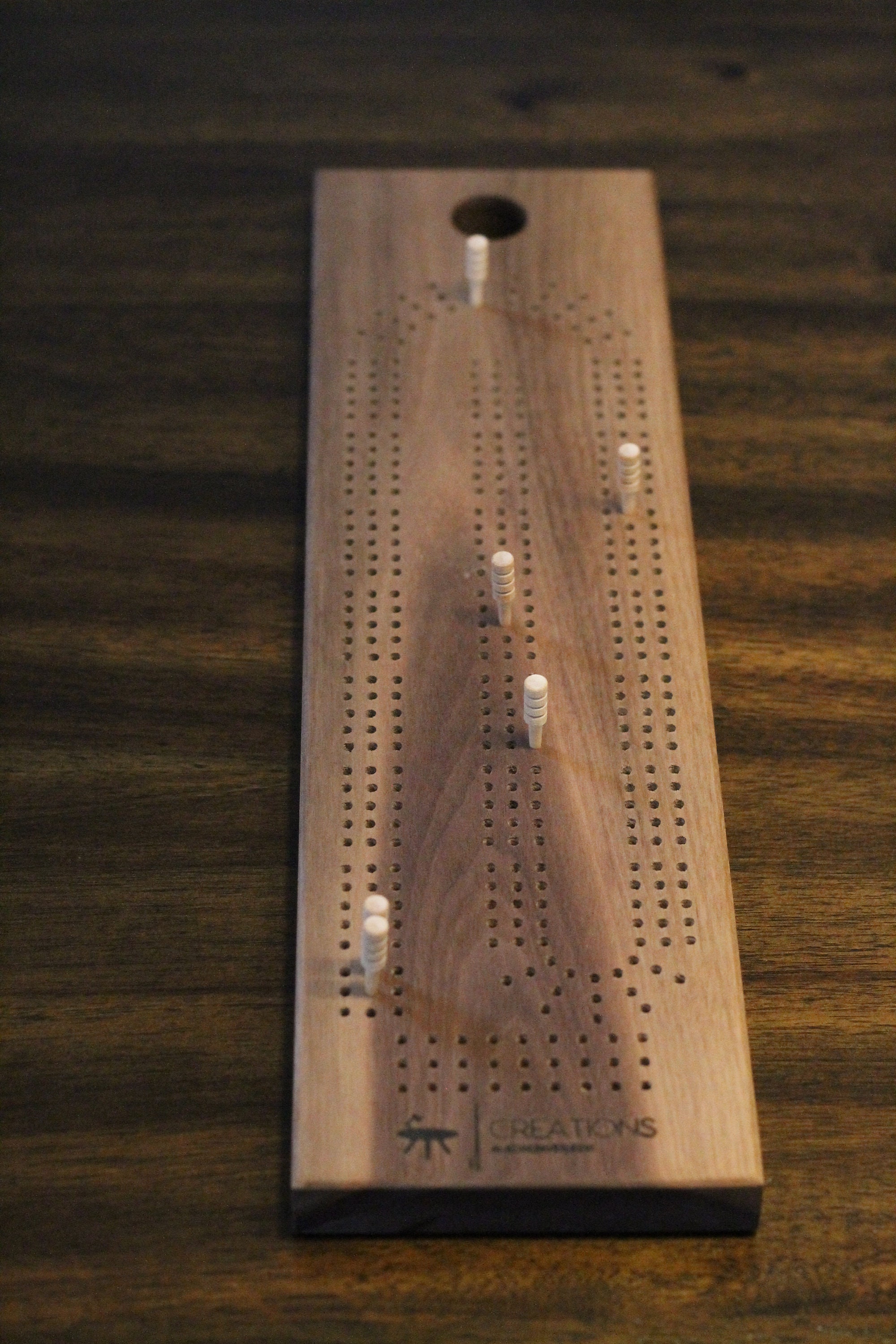 Simple Handmade Cribbage Board Etsy