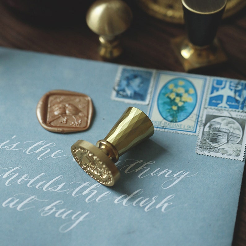 Sealing Wax Stamp Metal Handle Brass Wax Stamp Handle Handle Etsy