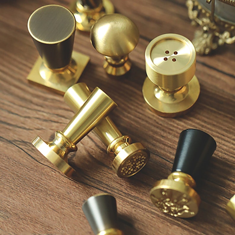 Sealing Wax Stamp Metal Handle Brass Wax Stamp Handle Handle Etsy