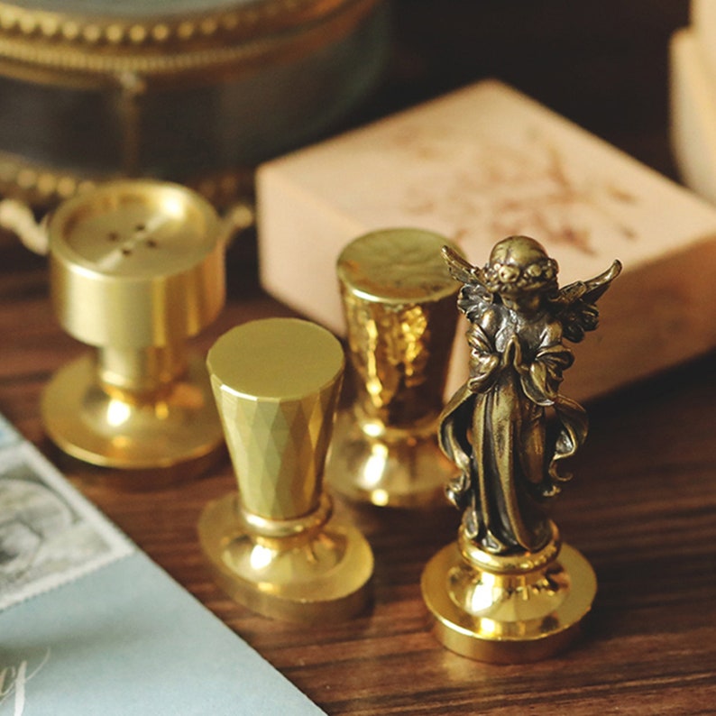 Sealing Wax Stamp Metal Handle Brass Wax Stamp Handle Handle Etsy