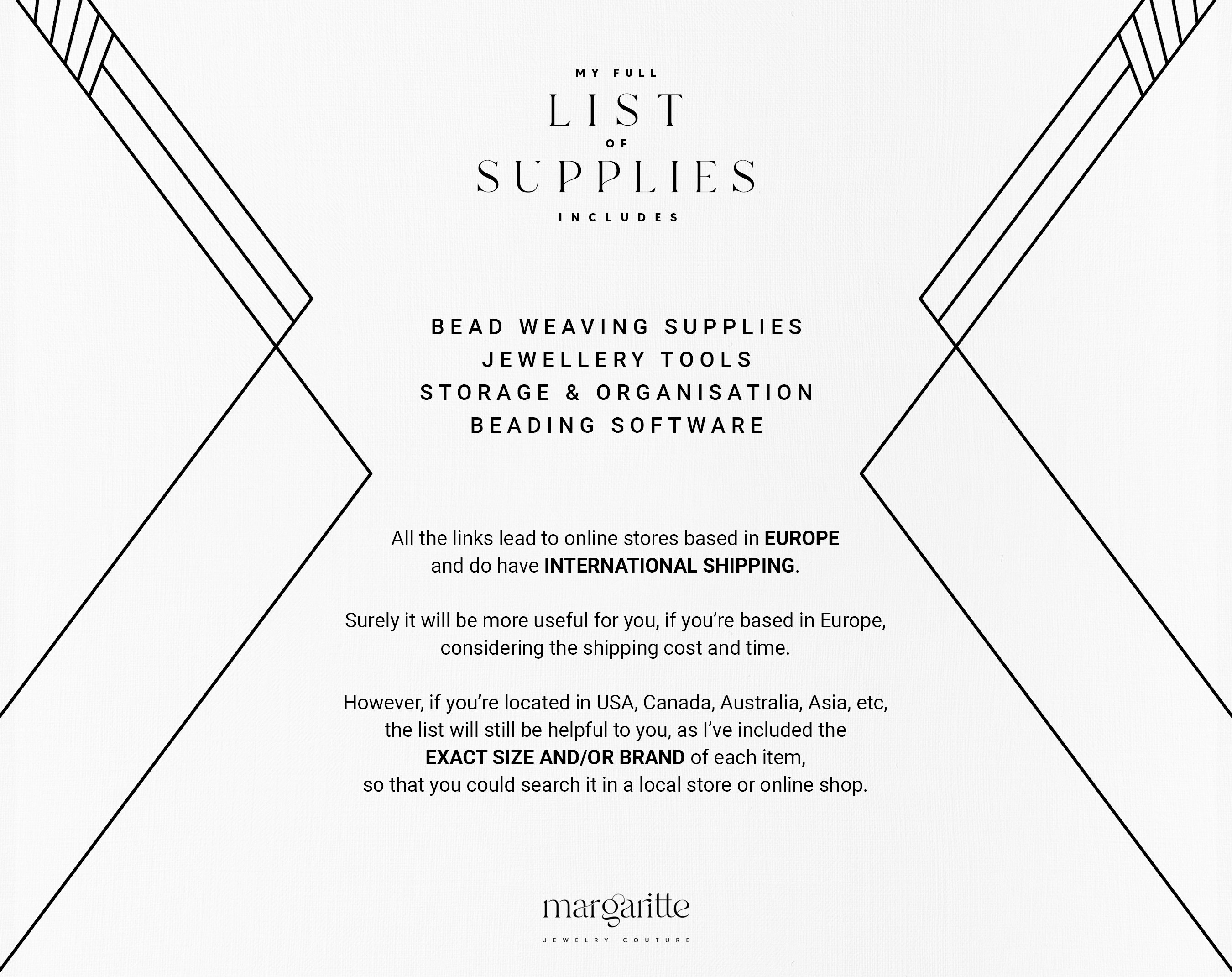 My Full List of Supplies Start Your Miyuki Delica Bead Etsy