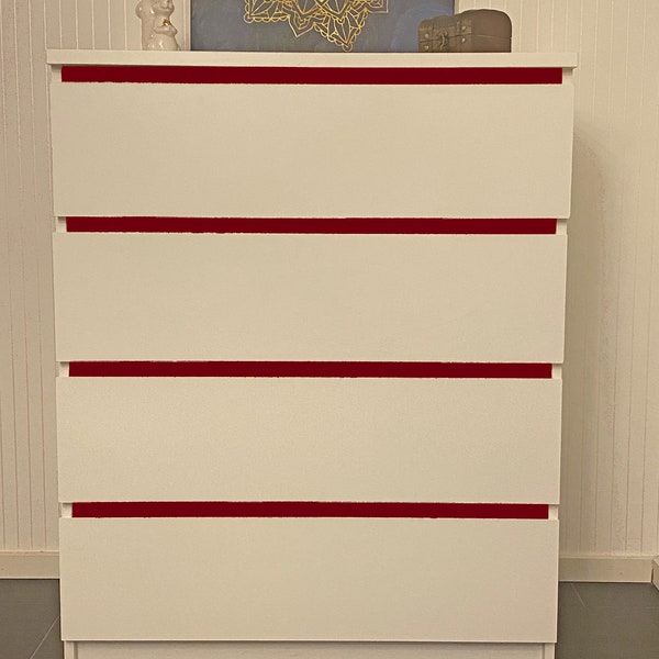Malm Dresser Decal Etsy UK