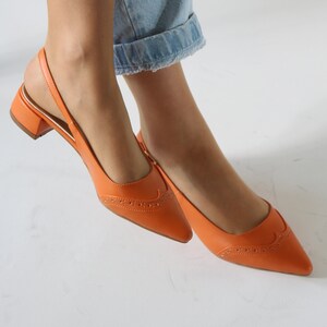 Coral orange heels hotsell