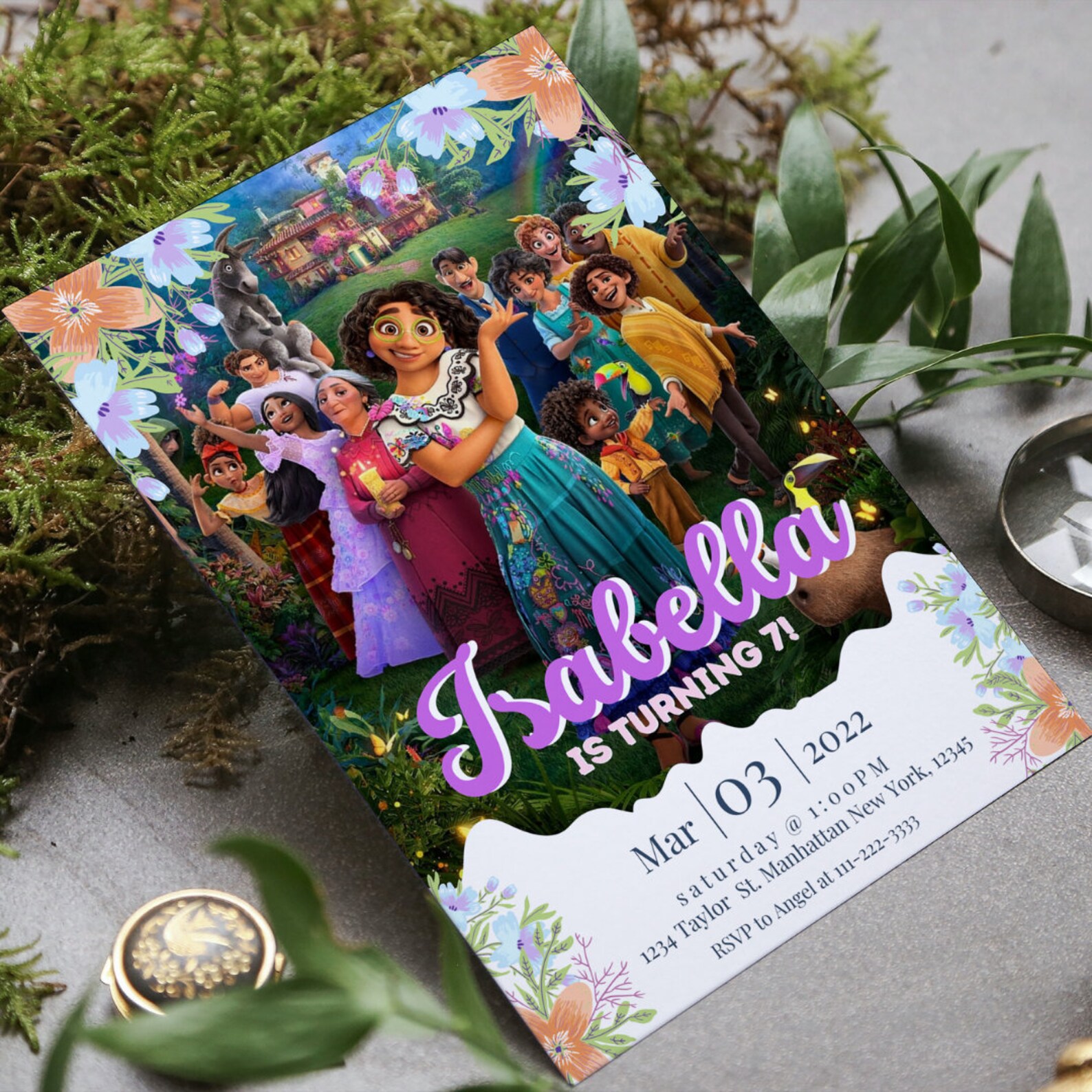 Encanto Invitation Encanto Birthday Invitation Encanto Etsy.de