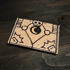 Cartera delgada con 5 bolsillos y diseño de Death Card