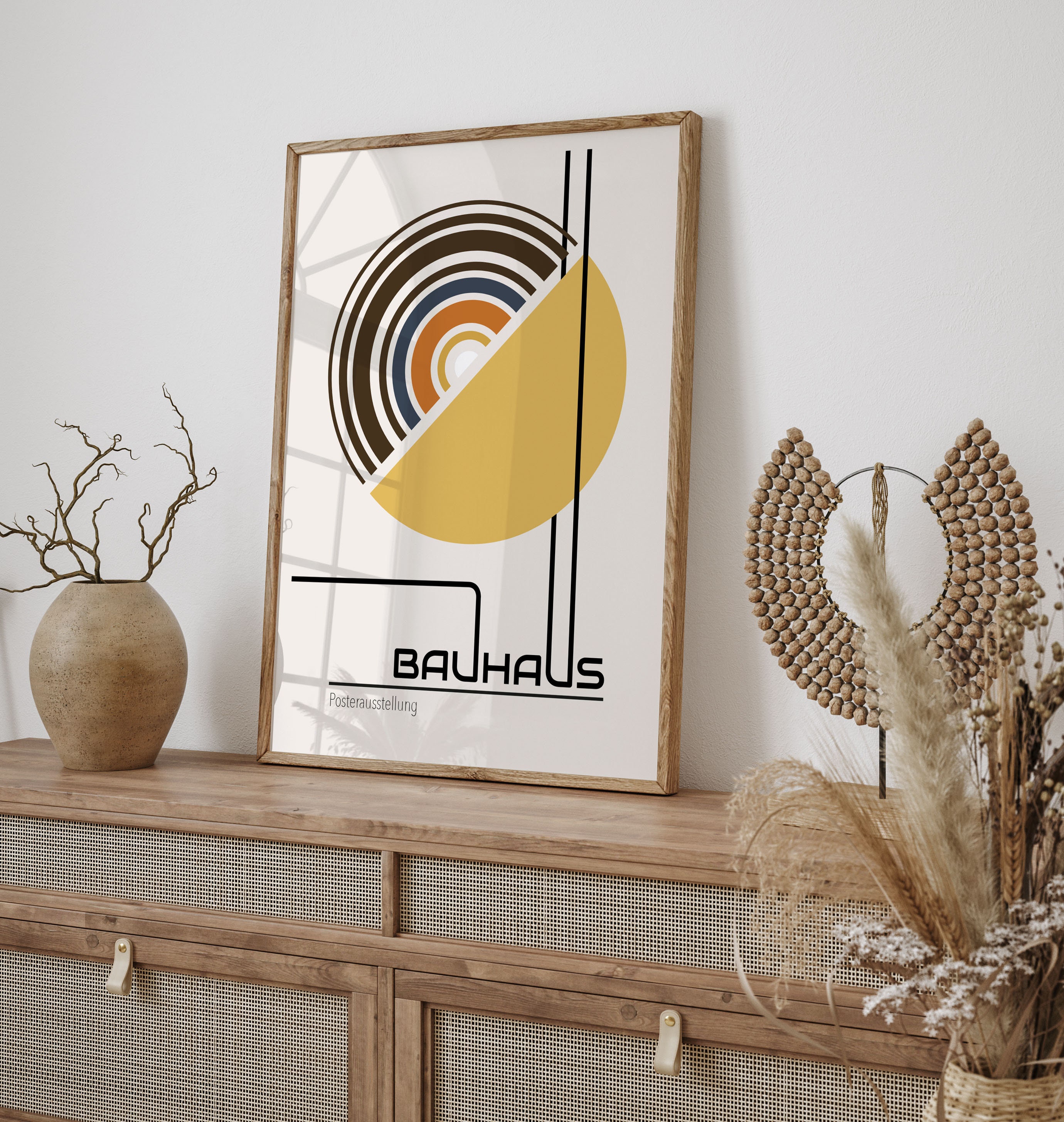 Bauhaus Exhibition Posters, Retro Wall Art, Museum Style Bauhaus Art ...