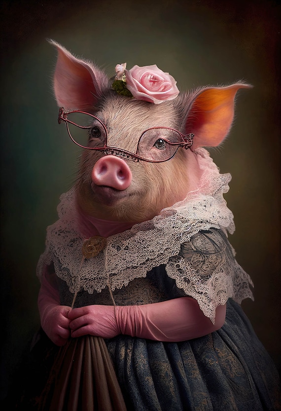 Victorian Gothic Steampunk Animals and Creatures Art, Victorian