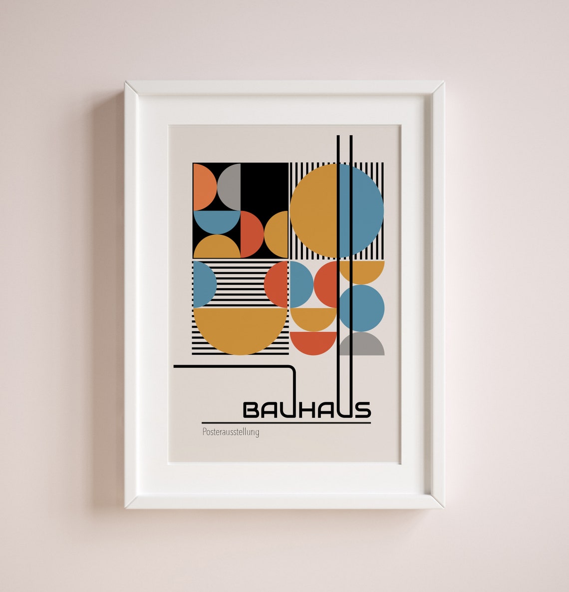 Bauhaus Exhibition Posters, Retro Wall Art, Museum Style Bauhaus Art ...
