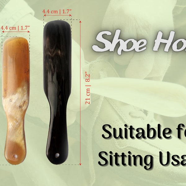 Natural Real Horn Shoehorn. Handmade Shoe Horn For Men Or Women Shoes & Boots. Best Gift For House Warming Gift .