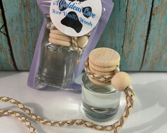 Iced vanilla woods car freshener