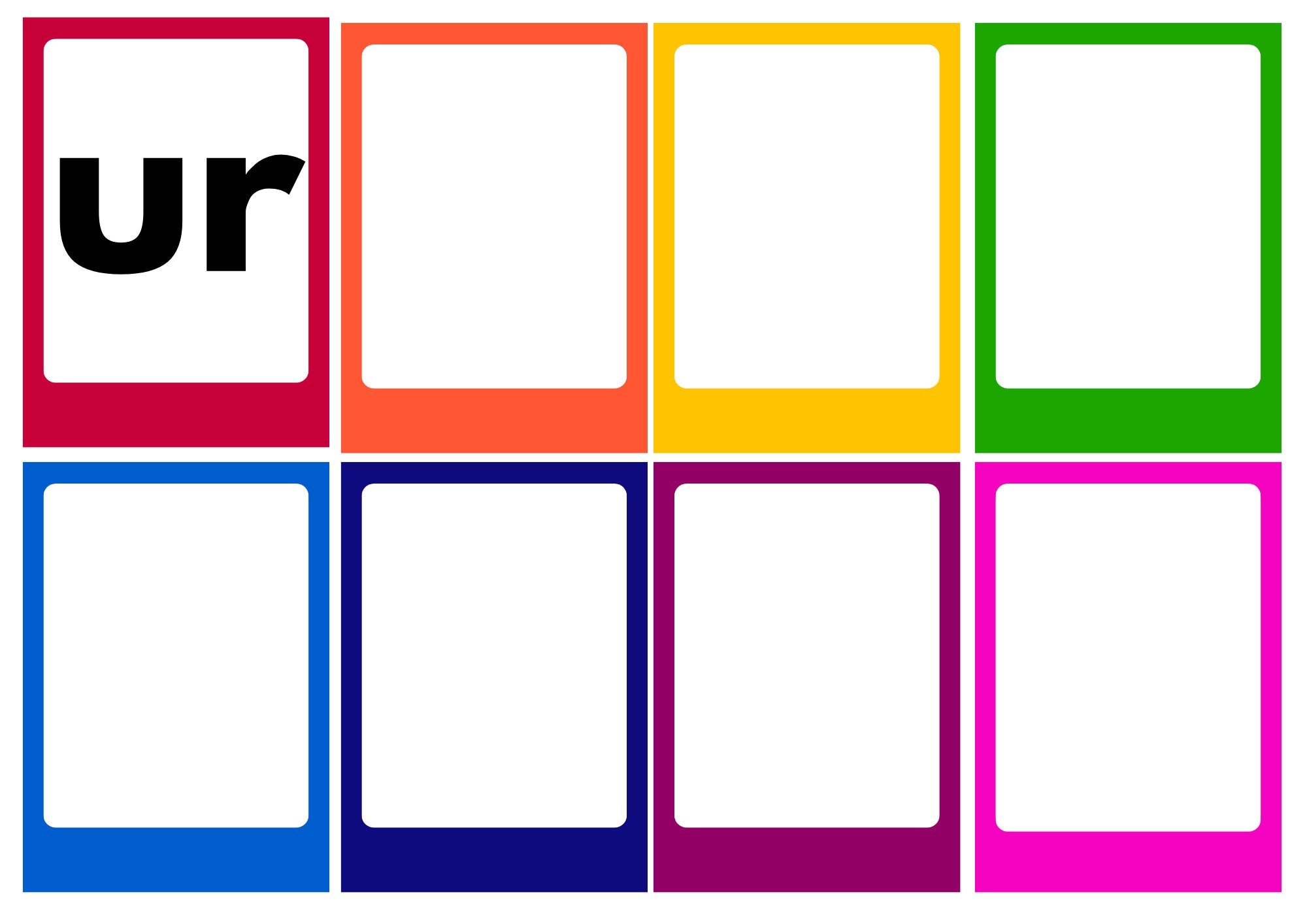 Phonics Phase 3 Flashcards Printable. Colourful Letters and - Etsy ...