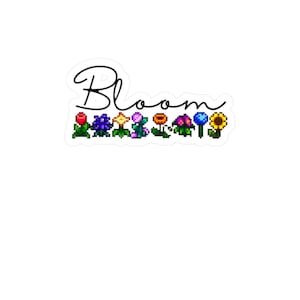 Stardew Valley Bloom Flower Sticker - Pixel Art Flowers