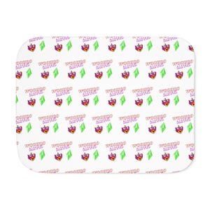 The Sims Inspired Woohoo Cozy Sherpa Blanket, Colorful Strawberry Pattern, Perfect for Home Decor, Gift for Holidays, Soft Blanket