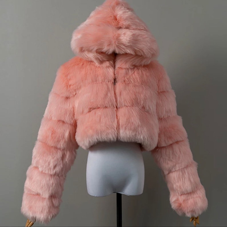 Furr Winter Coat Snow Y2K Luxury Etsy