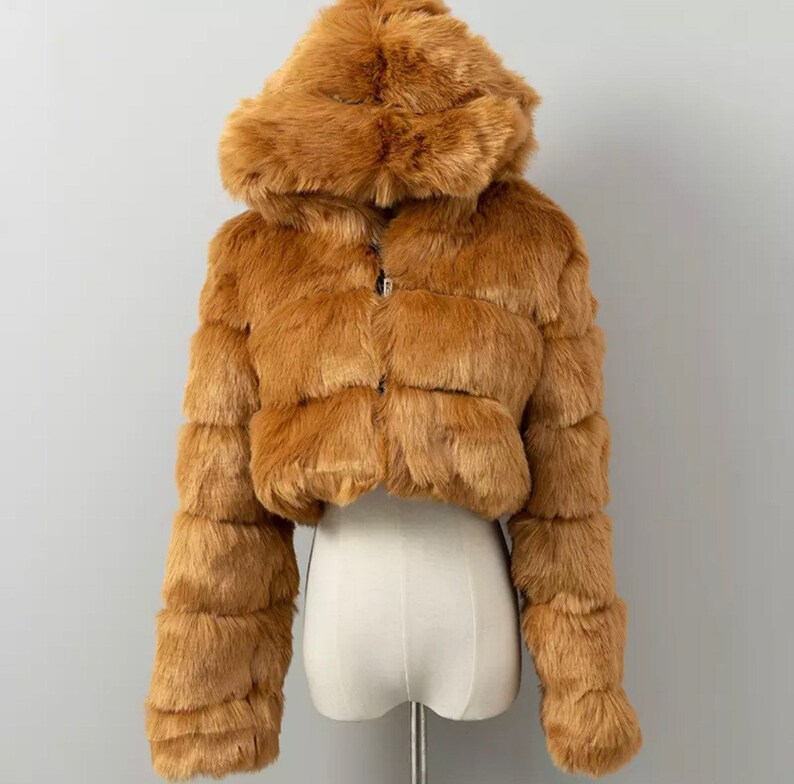 Furr Winter Coat Snow Y2K Luxury Etsy