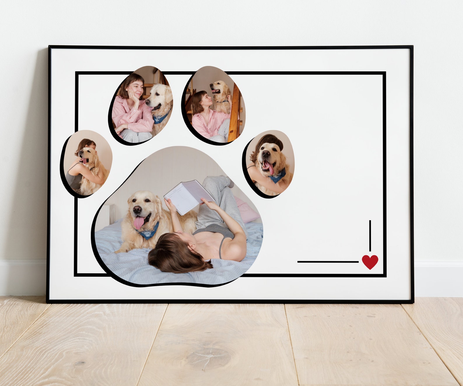 PAW PRINT Photo Collage Canva Template Printable Etsy paw-print-photo-collage-canva-template-printable-etsy