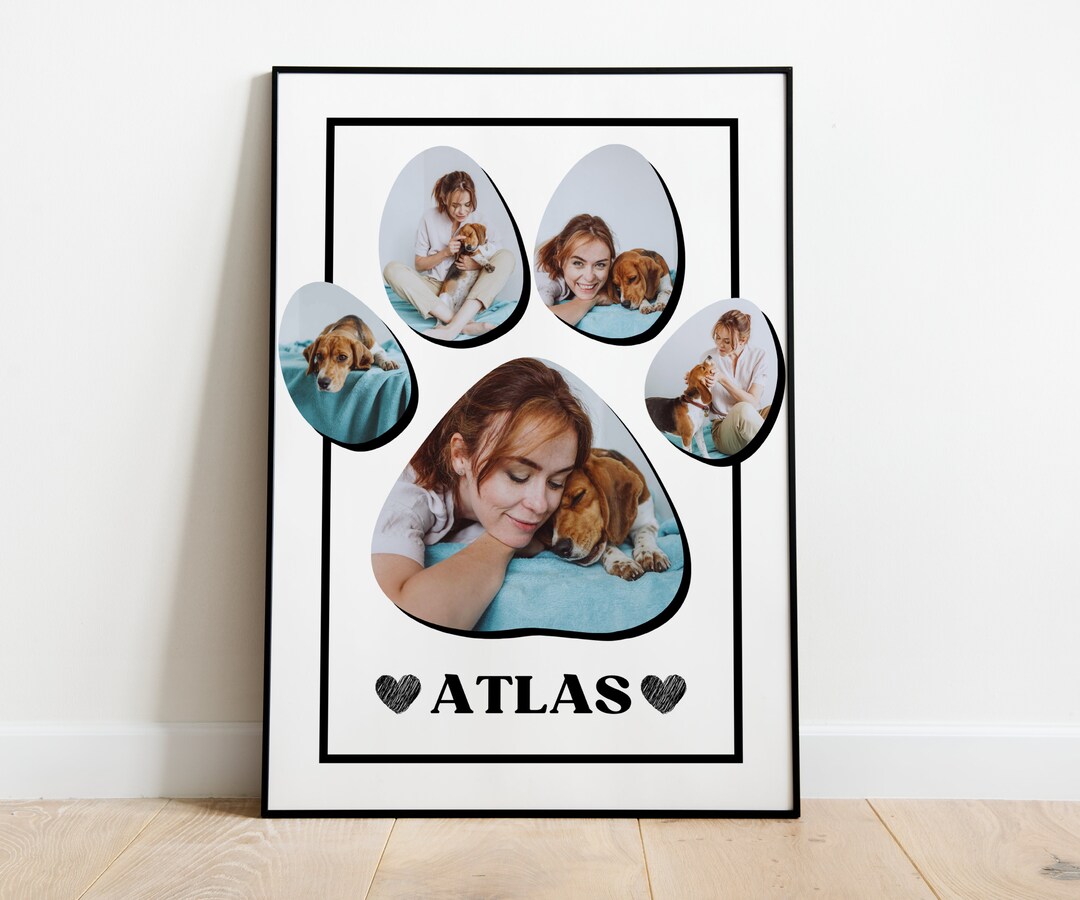 paw-print-photo-collage-canva-template-printable-etsy
