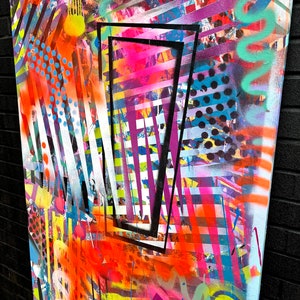 大きなオリジナル絵画、現代アート、抽象画、オリジナルモダンアート、現代抽象アートワーク、抽象ウォールアート