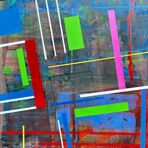 大きなオリジナル絵画、現代アート、抽象画、オリジナルモダンアート、現代抽象アートワーク、抽象ウォールアート