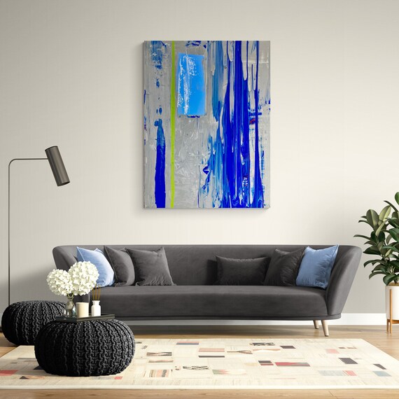 Large Original Abstract Painting on Canvas Modern Abstract Etsy