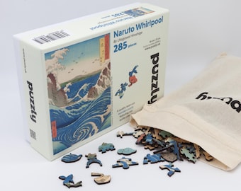Naruto Whirlpool Wooden Jigsaw Puzzle | Japanese Art, 285 Pieces
