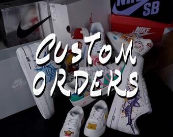 Personalized Custom Nike Air Force 1, Customizable and Handcrafted Sneakers, Handpainted Nike AF1s, Customize AF1