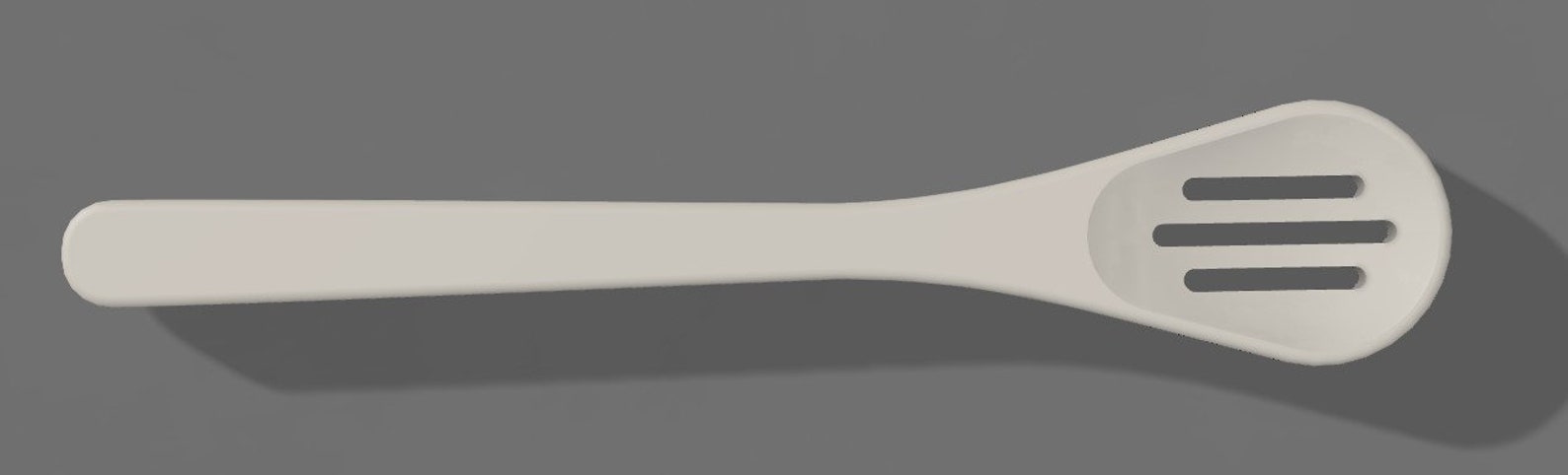 Wooden Spoon STEP STP Digital 3D Model Files Onefinity X-carve Shapeoko ...