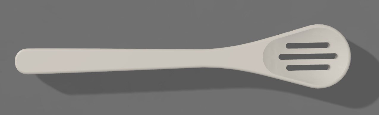 Wooden Spoon STEP (STP) Digital 3D Model Files Onefinity X-carve ...