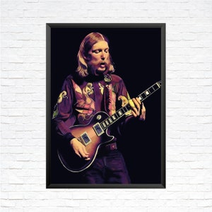 Duane Allman Painting — Wall art print of &#39;Skydog&#39;