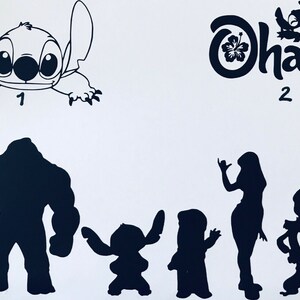 Wall Stitch Decal Baby Stitch Lilo and Stitch Ohana Baby Girl Boy